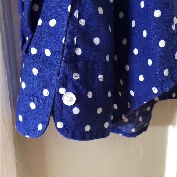 Talbots Polka Dot Shirt - Picture 6 of 9